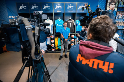 Презентация новичка «Зенита» Станислава Крицюка