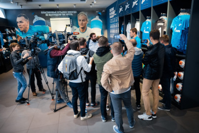 Презентация новичка «Зенита» Станислава Крицюка