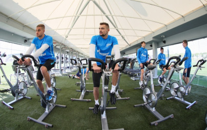 «Газпром»-тренировочные сборы в Катаре: 15 января, утренняя тренировка