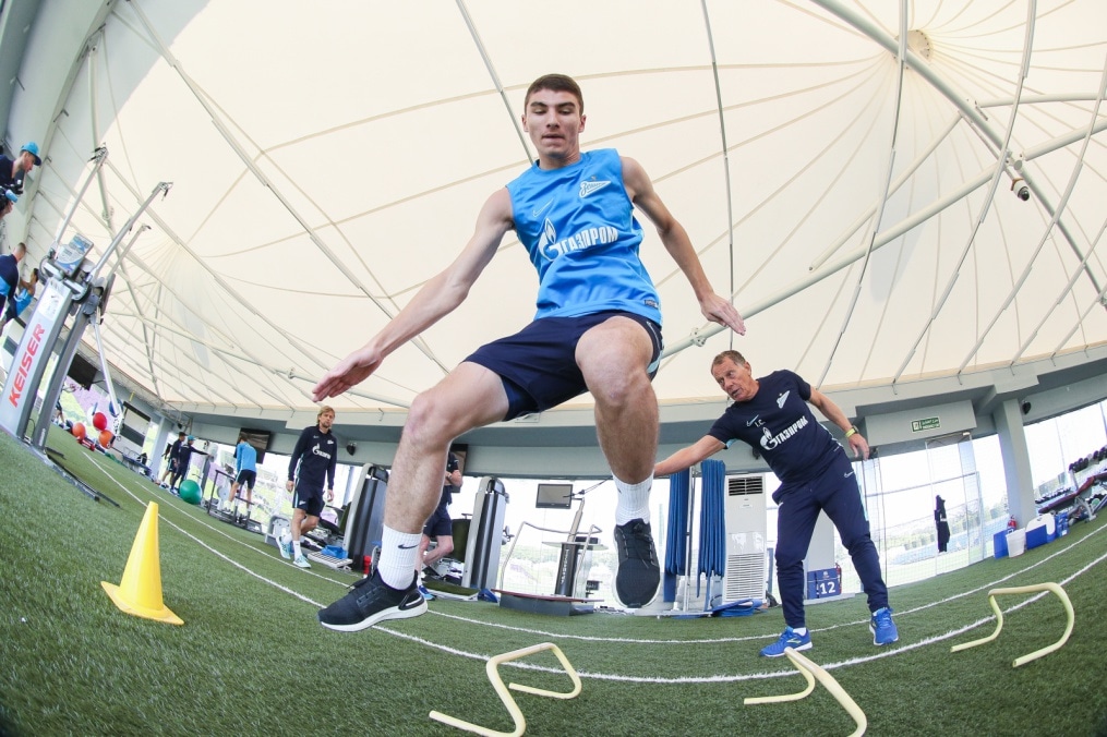 «Газпром»-тренировочные сборы в Катаре: 15 января, утренняя тренировка