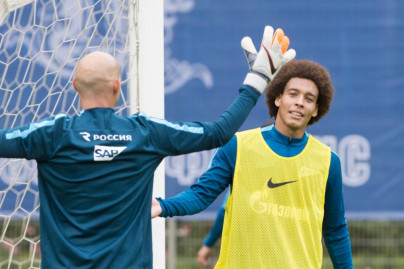 Открытая тренировка «Зенита» перед матчем с ЦСКА