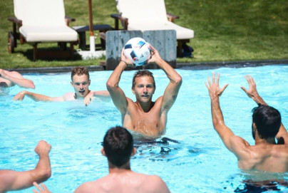 «Газпром»-тренировочные сборы в Австрии: утренняя тренировка 29 июня