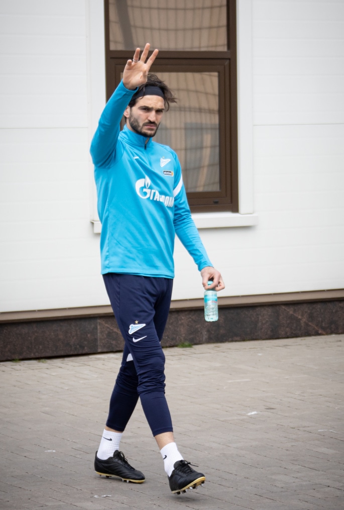 Открытая тренировка «Зенита» перед матчем сo «Спартаком»