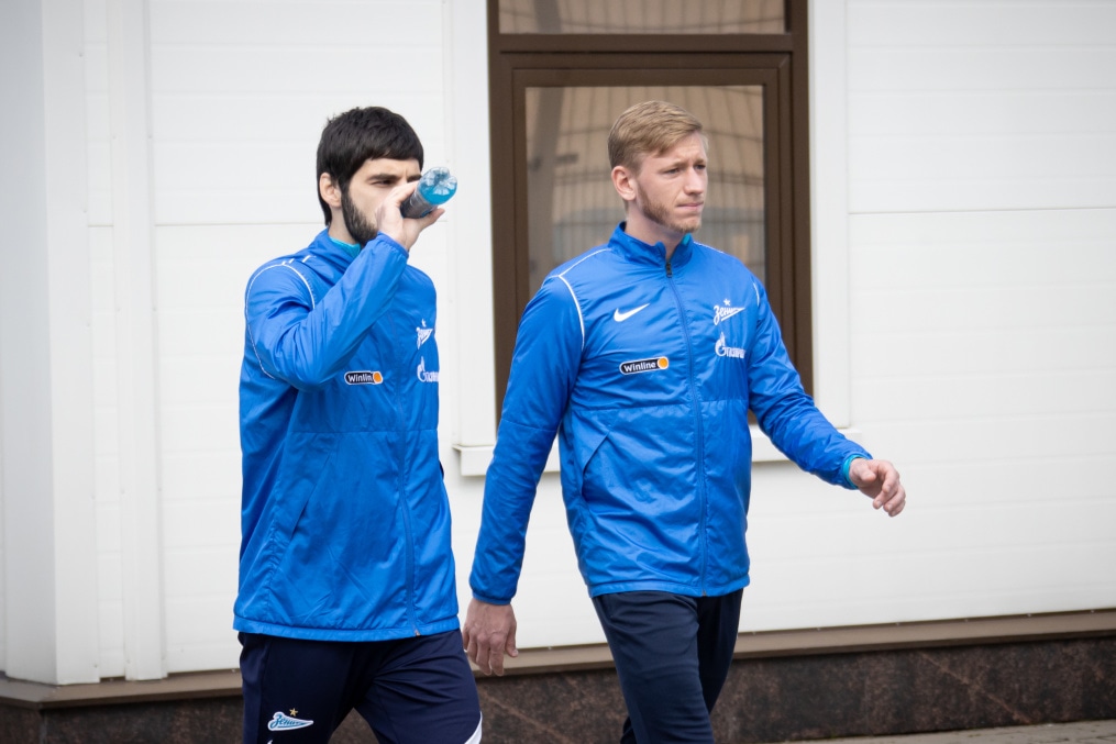 Открытая тренировка «Зенита» перед матчем сo «Спартаком»