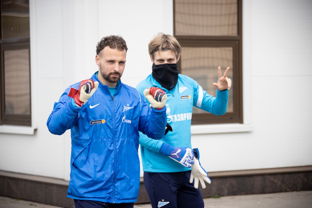 Открытая тренировка «Зенита» перед матчем сo «Спартаком»