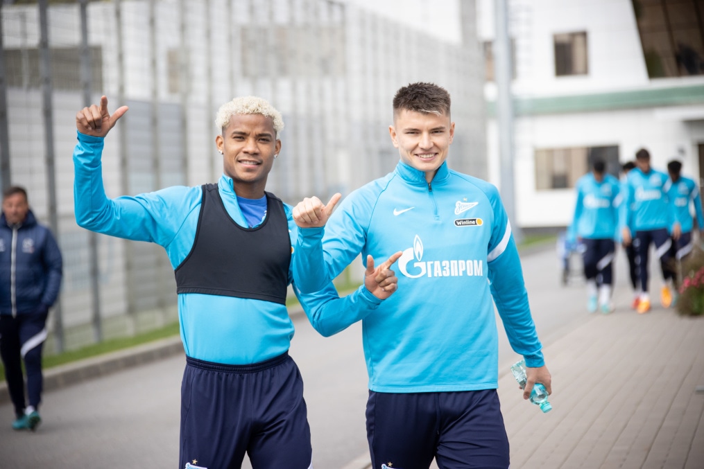 Открытая тренировка «Зенита» перед матчем сo «Спартаком»