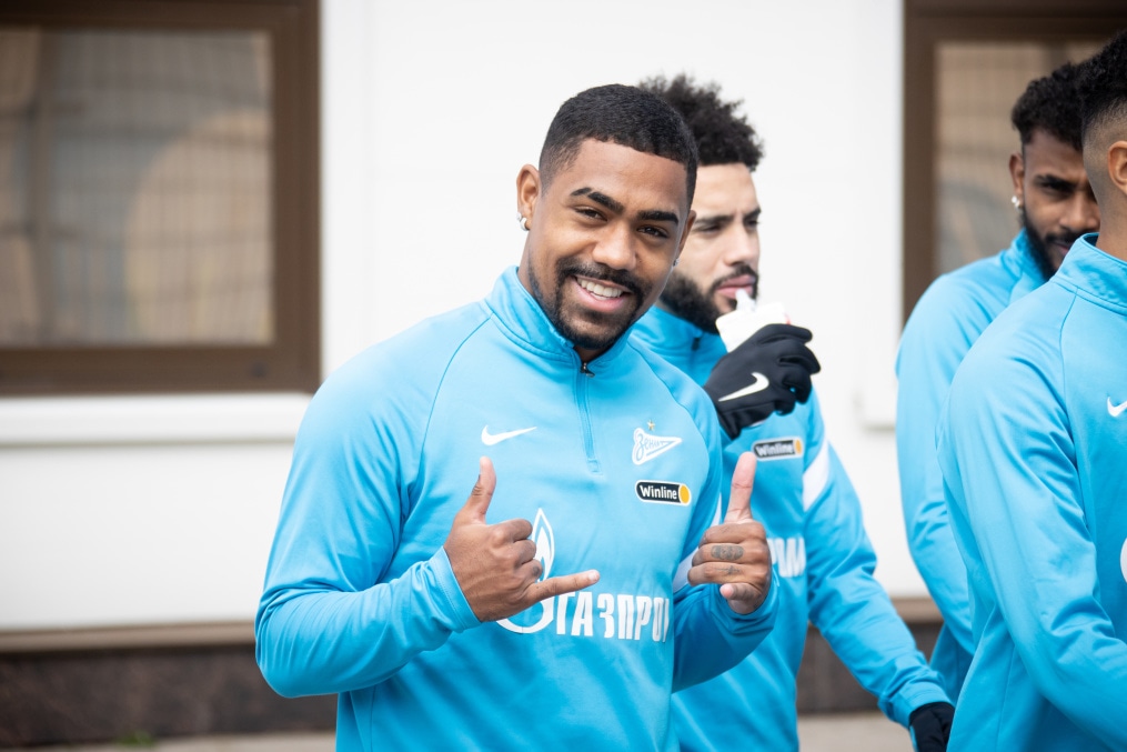 Открытая тренировка «Зенита» перед матчем сo «Спартаком»