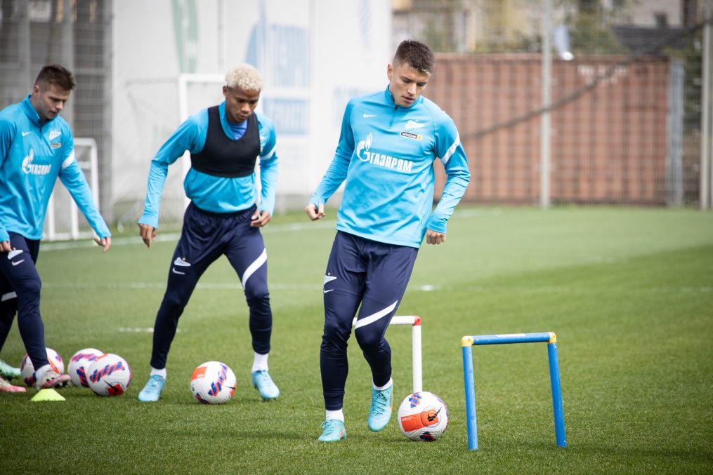 Открытая тренировка «Зенита» перед матчем сo «Спартаком»