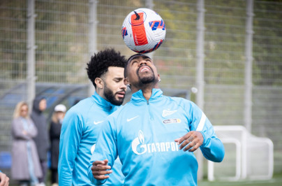 Открытая тренировка «Зенита» перед матчем сo «Спартаком»