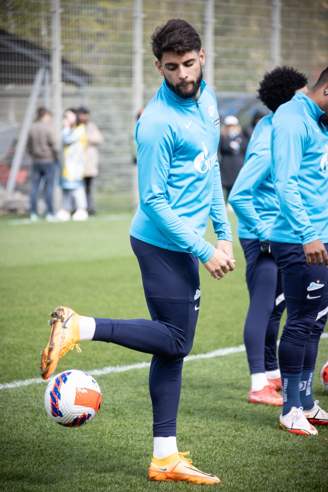 Открытая тренировка «Зенита» перед матчем сo «Спартаком»