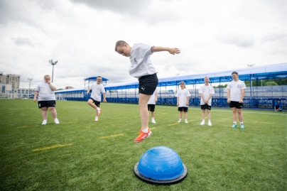 Сборы футболистов с ограниченными возможностями в «Газпром» — Академии