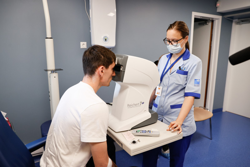 Зелимхан Бакаев проходит медосмотр в ММЦ «СОГАЗ»