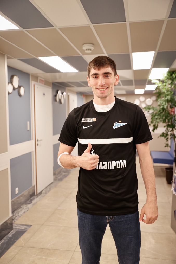 Зелимхан Бакаев проходит медосмотр в ММЦ «СОГАЗ»