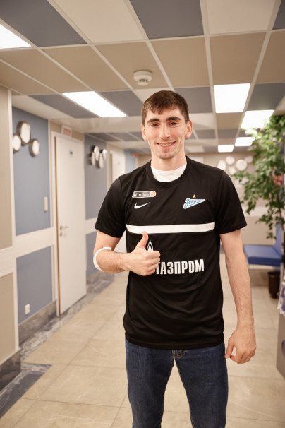 Зелимхан Бакаев проходит медосмотр в ММЦ «СОГАЗ»