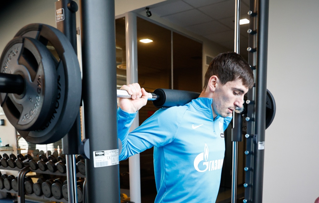 «Газпром» — тренировочные сборы в Петербурге: 16 июня, утренняя тренировка