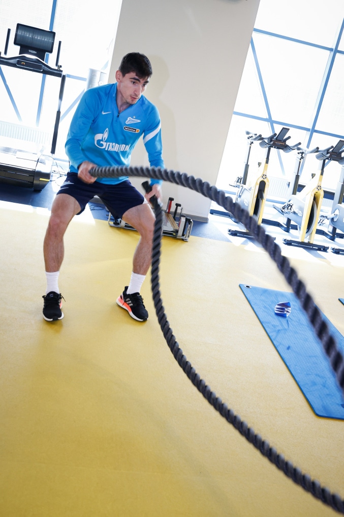 «Газпром» — тренировочные сборы в Петербурге: 16 июня, утренняя тренировка