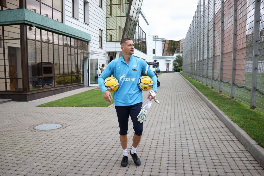 «Газпром» — тренировочные сборы в Петербурге: 16 июня, утренняя тренировка