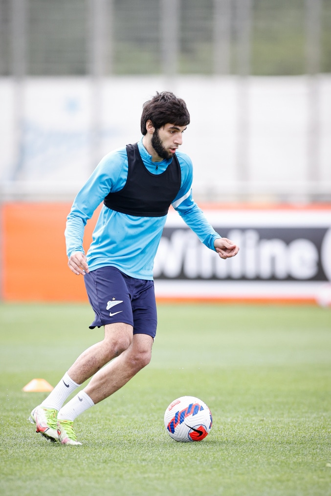 «Газпром» — тренировочные сборы в Петербурге: 16 июня, утренняя тренировка