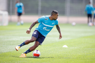 «Газпром» — тренировочные сборы в Петербурге: 16 июня, утренняя тренировка