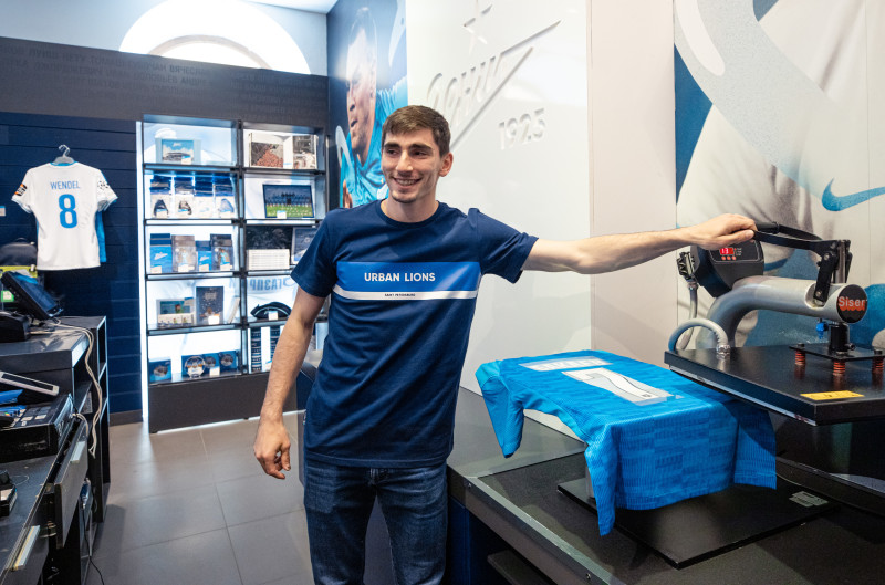 Презентация Зелимхана Бакаева в «Зенит-Арене»