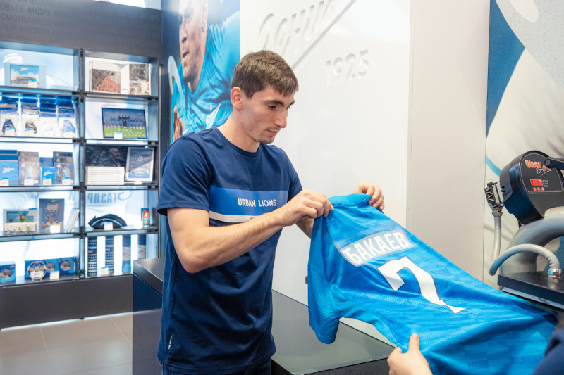 Презентация Зелимхана Бакаева в «Зенит-Арене»