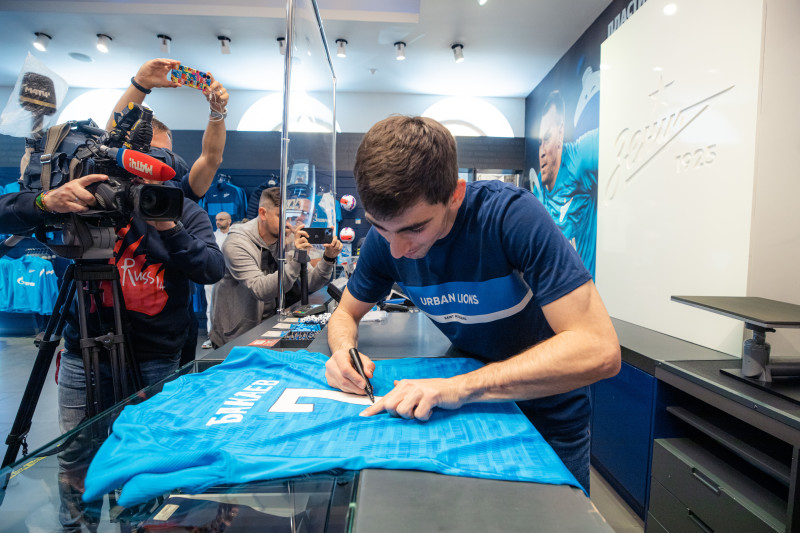 Презентация Зелимхана Бакаева в «Зенит-Арене»