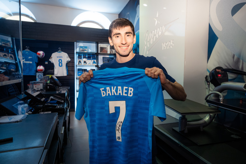 Презентация Зелимхана Бакаева в «Зенит-Арене»