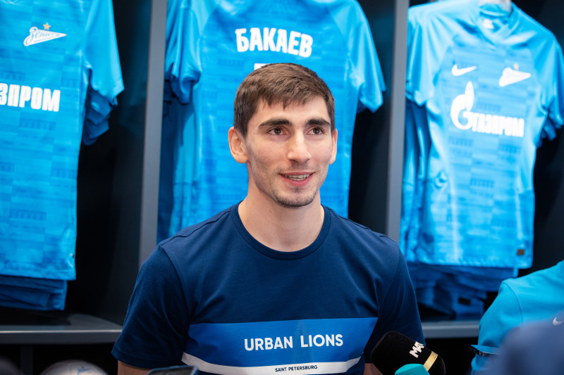 Презентация Зелимхана Бакаева в «Зенит-Арене»