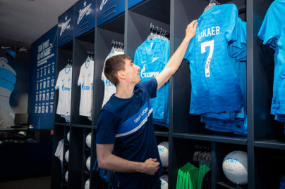 Презентация Зелимхана Бакаева в «Зенит-Арене»