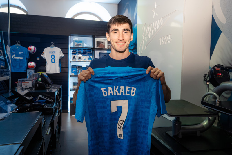 Презентация Зелимхана Бакаева в «Зенит-Арене»