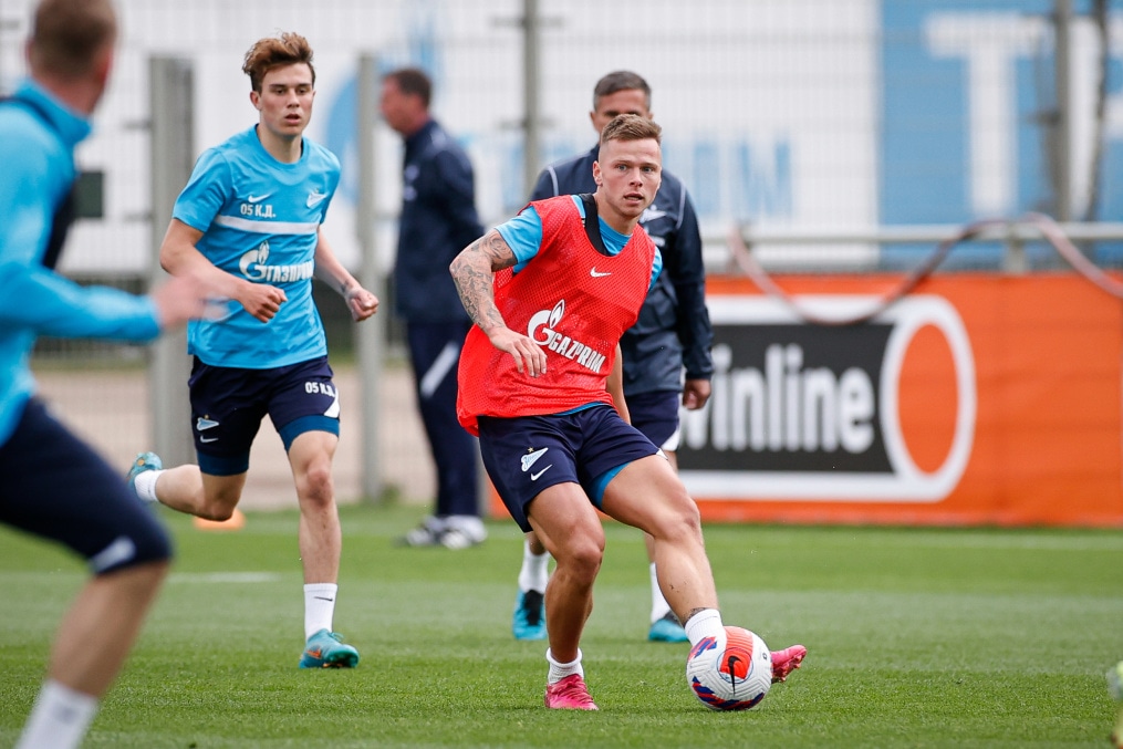 «Газпром» — тренировочные сборы в Петербурге: 17 июня, утренняя тренировка