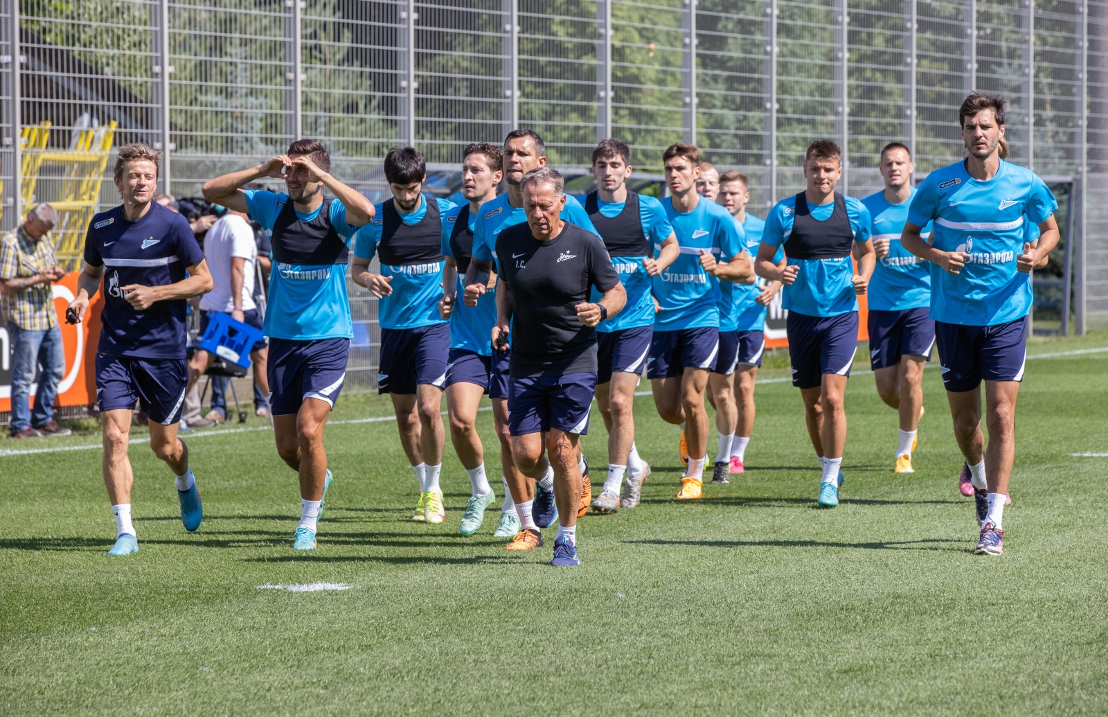 Открытая тренировка «Зенита» перед матчем с «Црвеной Звездой»