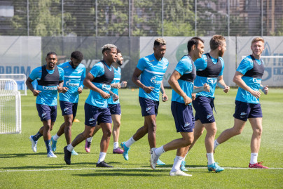 Открытая тренировка «Зенита» перед матчем с «Црвеной Звездой»