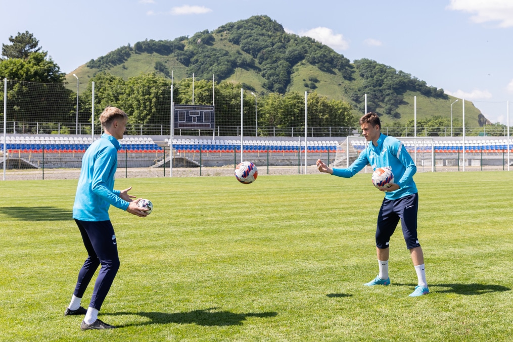 «Газпром» — тренировочные сборы «Зенита»-м в Ставропольском крае: 3 июля, утренняя тренировка