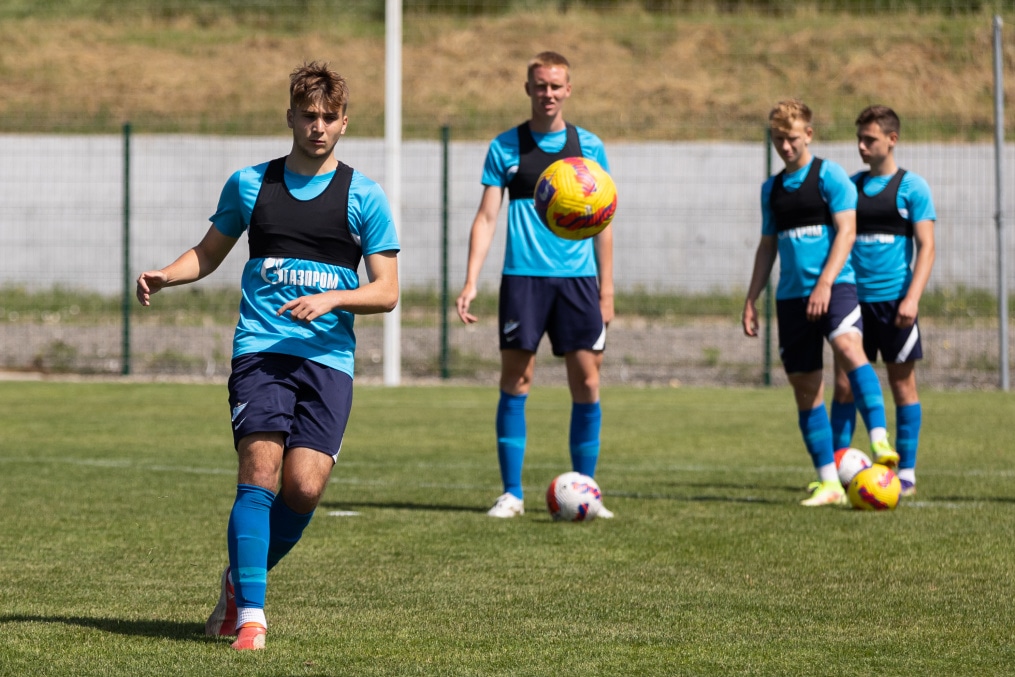 «Газпром» — тренировочные сборы «Зенита»-м в Ставропольском крае: 3 июля, утренняя тренировка
