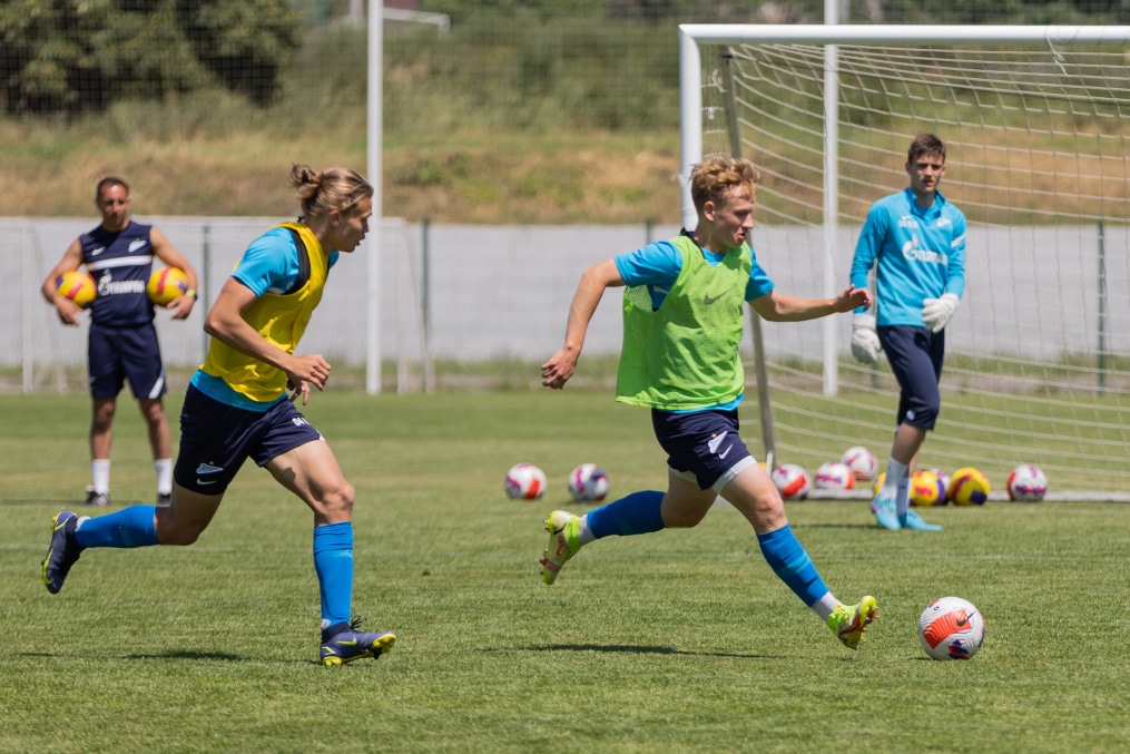 «Газпром» — тренировочные сборы «Зенита»-м в Ставропольском крае: 3 июля, утренняя тренировка