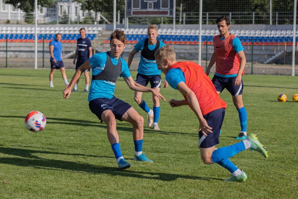 «Газпром» — тренировочные сборы «Зенита»-м в Ставропольском крае: 3 июля, вечерняя тренировка