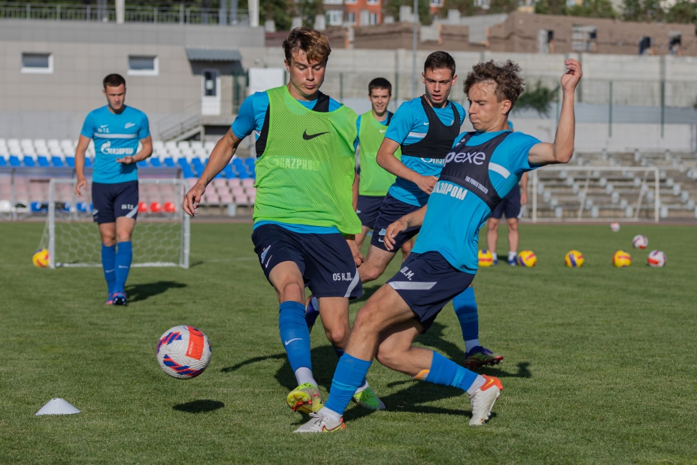 «Газпром» — тренировочные сборы «Зенита»-м в Ставропольском крае: 3 июля, вечерняя тренировка