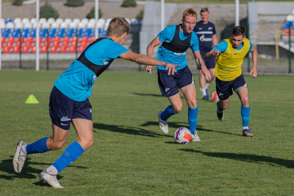 «Газпром» — тренировочные сборы «Зенита»-м в Ставропольском крае: 3 июля, вечерняя тренировка