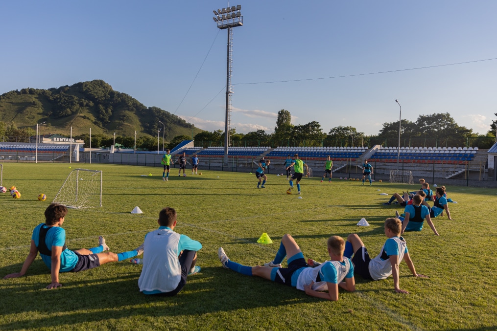 «Газпром» — тренировочные сборы «Зенита»-м в Ставропольском крае: 3 июля, вечерняя тренировка