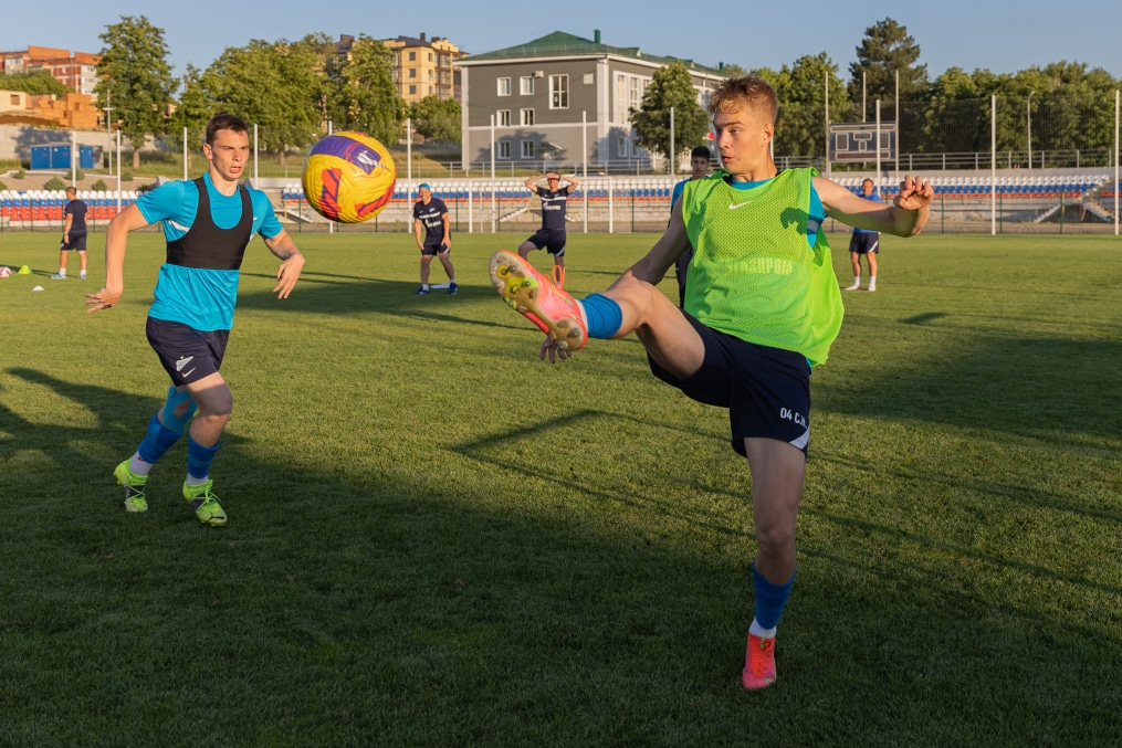 «Газпром» — тренировочные сборы «Зенита»-м в Ставропольском крае: 3 июля, вечерняя тренировка