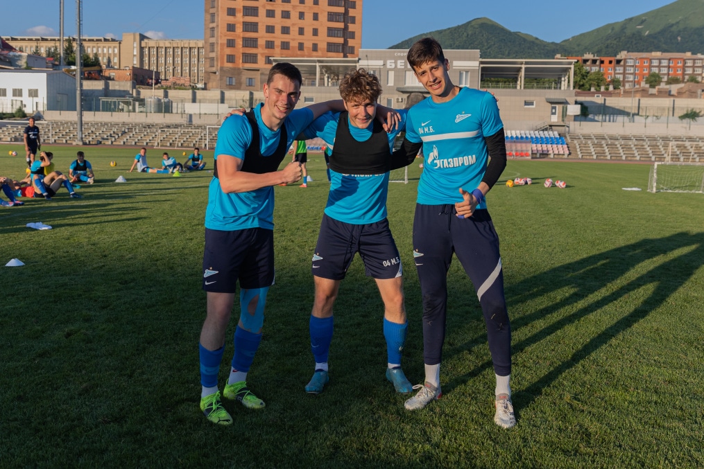 «Газпром» — тренировочные сборы «Зенита»-м в Ставропольском крае: 3 июля, вечерняя тренировка