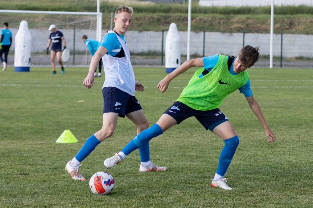 «Газпром» — тренировочные сборы «Зенита»-м в Ставропольском крае: 4 июля, вечерняя тренировка