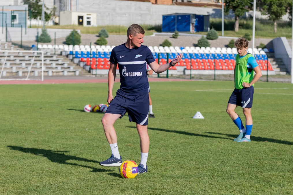 «Газпром» — тренировочные сборы «Зенита»-м в Ставропольском крае: 4 июля, вечерняя тренировка