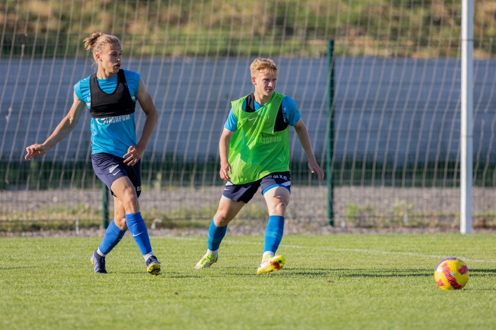 «Газпром» — тренировочные сборы «Зенита»-м в Ставропольском крае: 4 июля, вечерняя тренировка