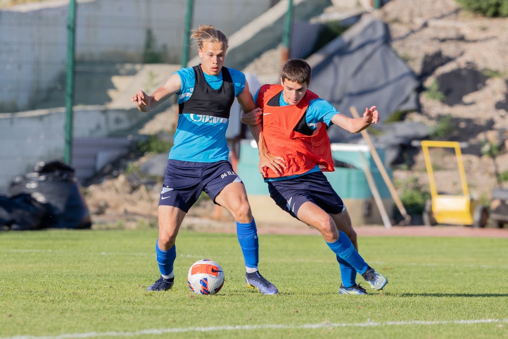 «Газпром» — тренировочные сборы «Зенита»-м в Ставропольском крае: 4 июля, вечерняя тренировка