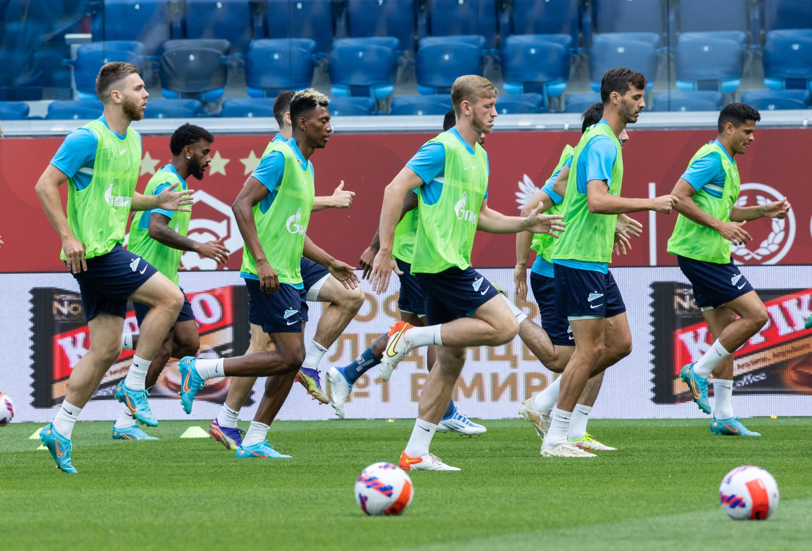 Открытая тренировка «Зенита» перед матчем со «Спартаком»