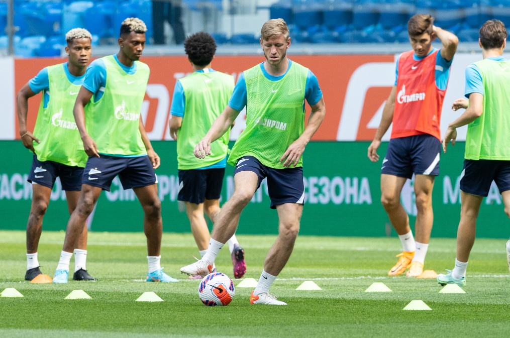 Открытая тренировка «Зенита» перед матчем со «Спартаком»
