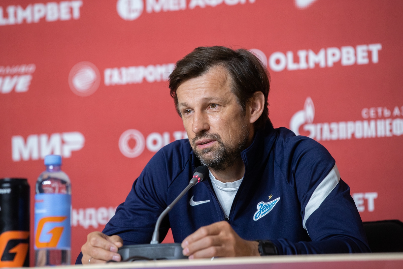 Пресс-конференция «Зенита» перед матчем со «Спартаком»