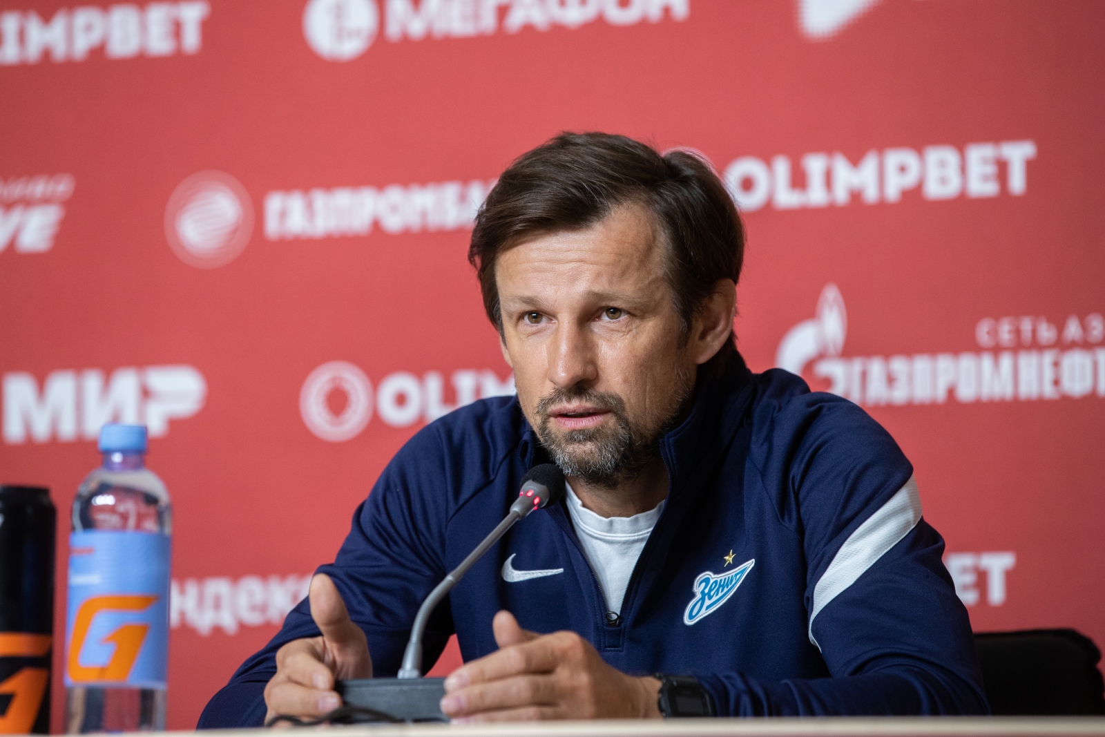 Пресс-конференция «Зенита» перед матчем со «Спартаком»